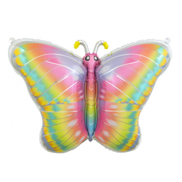 Pillangó, színes, 65 x 53 cm, fólia lufi