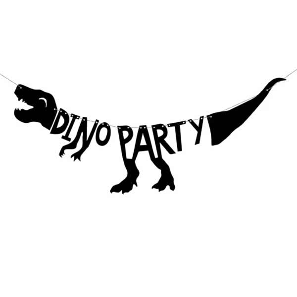 Dino Party fűzér, 90 cm