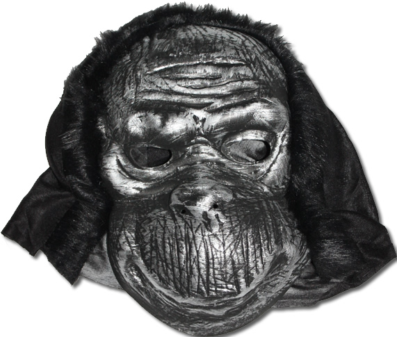 Polifoam gorilla álarc