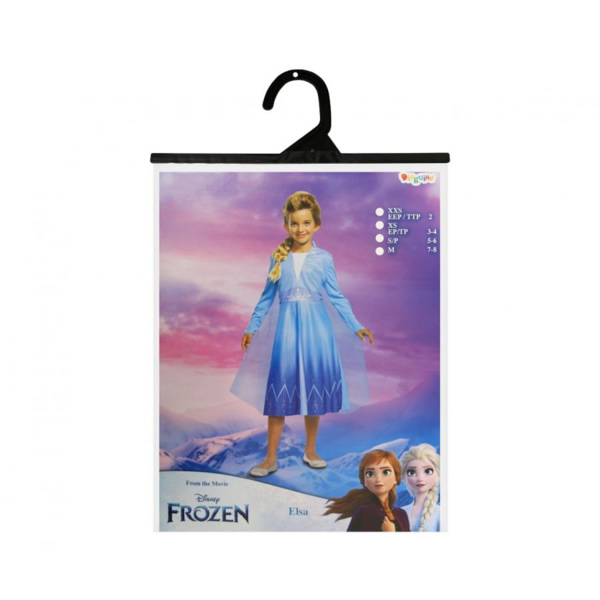 Elsa  jelmez - Frozen 2 (licenszel), S-es méret (5-6 év)