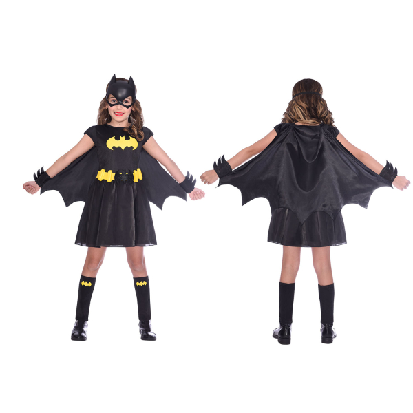 Batgirl lány jelmez, 6-8 éveseknek