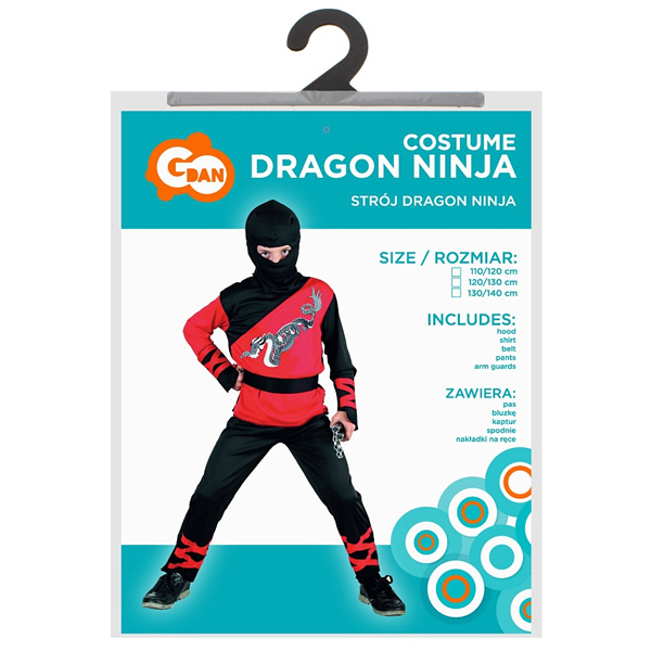 Dragon ninja jelmez, 110/120