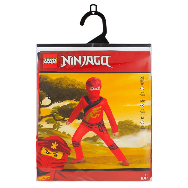 Kai Fancy jelmez - Lego Ninjago, S méret, 4-6 éveseknek