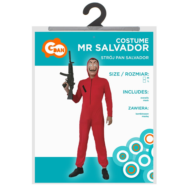 Mr Salvador, felnőtt jelmez, M méret