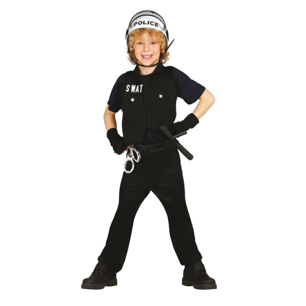 S.W.A.T rendőr  jelmez  10-12 éveseknek