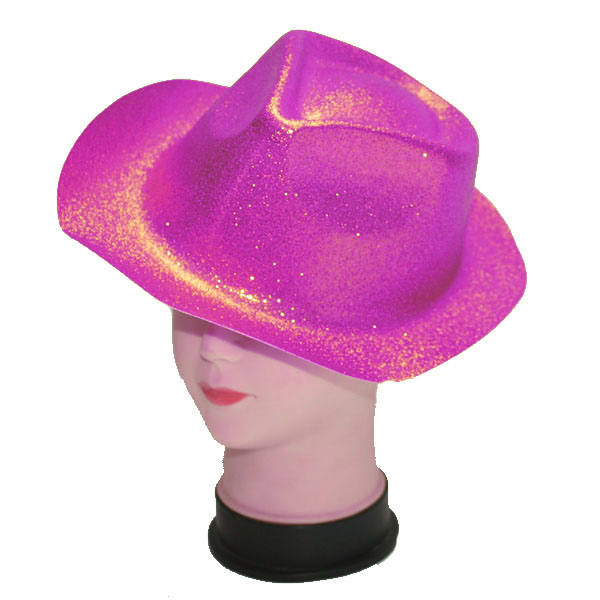 Glitteres úri kalap rózsaszín