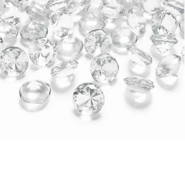 Gyémánt konfetti, 20 mm, 10 db/cs