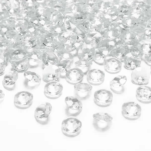 Gyémánt konfetti, 12 mm, 100 db/cs