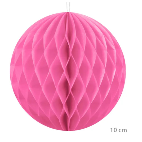 Gömb lampion 10 cm,  pink