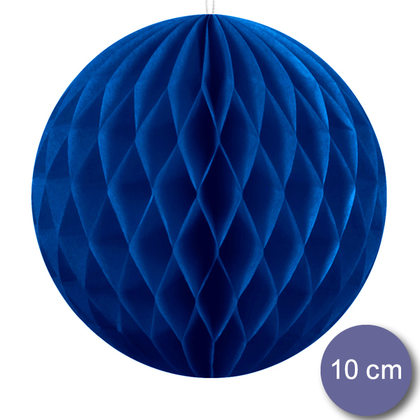 Gömb lampion 10 cm,  sötét kék