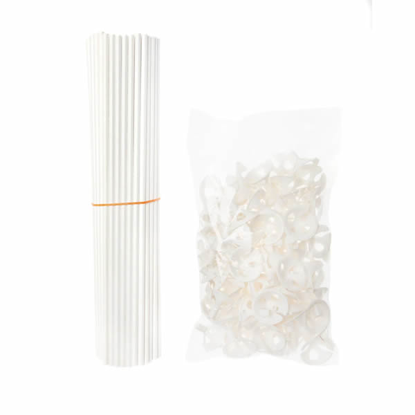 ECO lufi szár + csésze, műanyagmentes, 35 cm, 100 darab