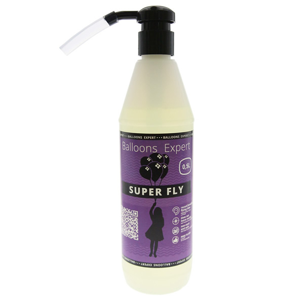 Super Fly pumpával, 0,5 l, lufitartósító gél