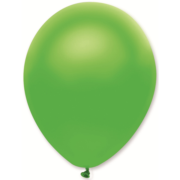 Lufi (metál) zöld, 32cm, 100 db/cs