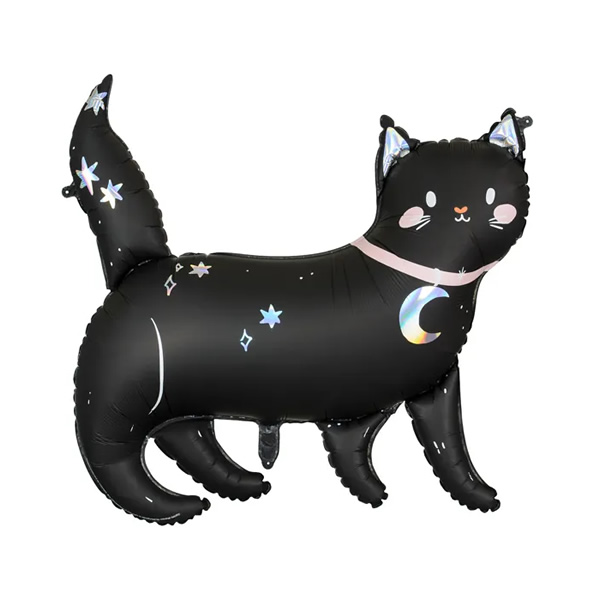 Fólia lufi, fekete cica, 81 X 80 cm