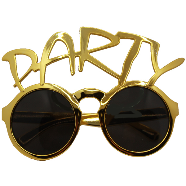 Party szemüveg, arany