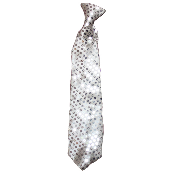 Villogó nyakkendő, ezüst